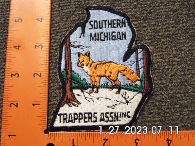 Southern Michigan Trappers Assn. Inc. Patch